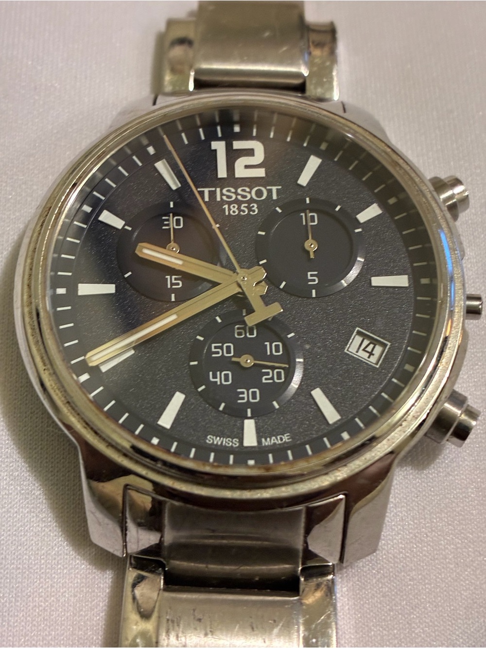 Tissot 1853 watch as is for parts